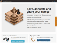 Tablet Screenshot of chessmicrobase.com